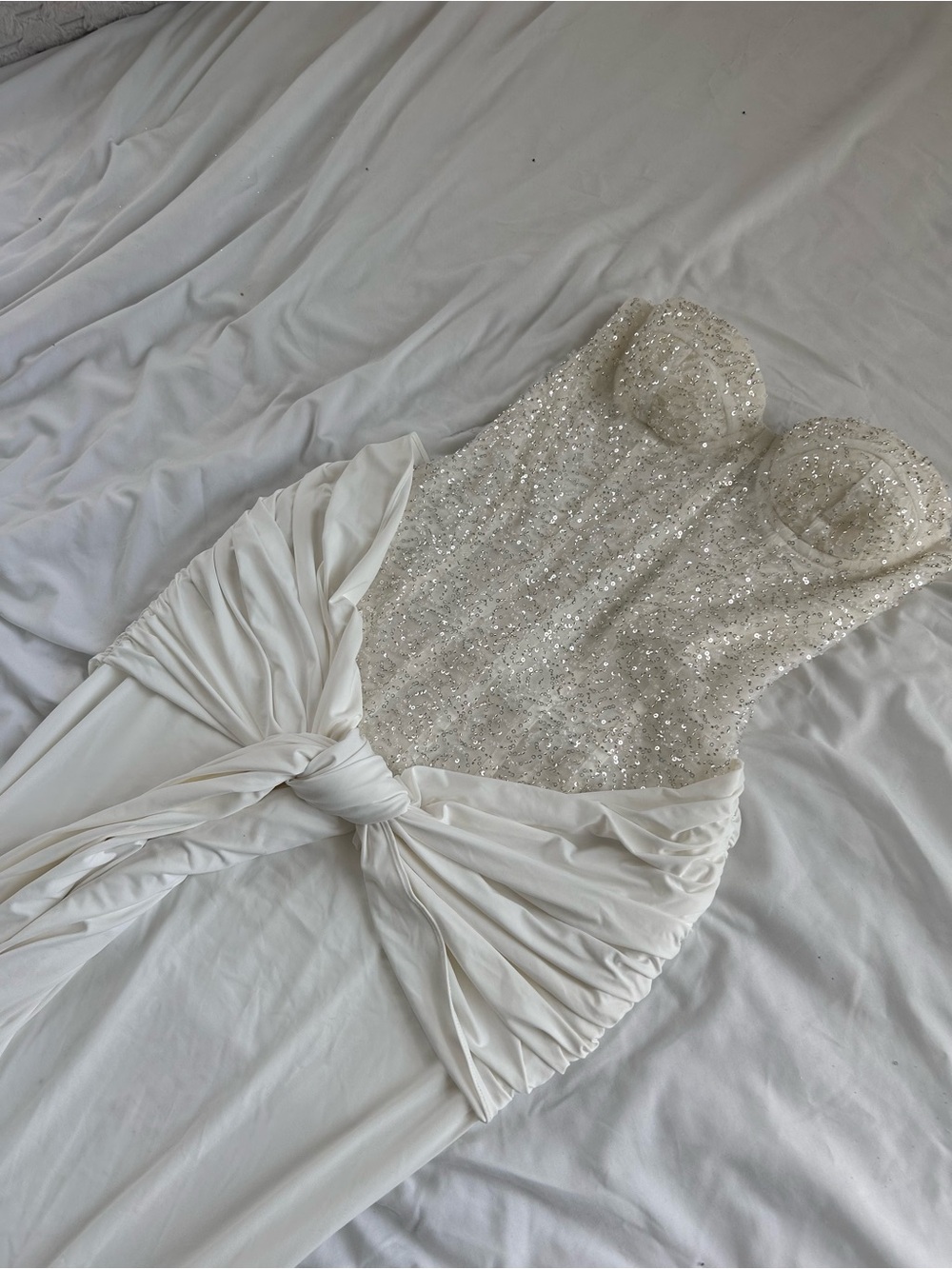 Baby boo white dress - Picture 2 of 3